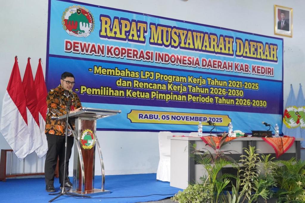 Mas Dhito Ingatkan Pentingnya Regenerasi di Acara Musda Dekopinda Kabupaten&nbsp;Kediri