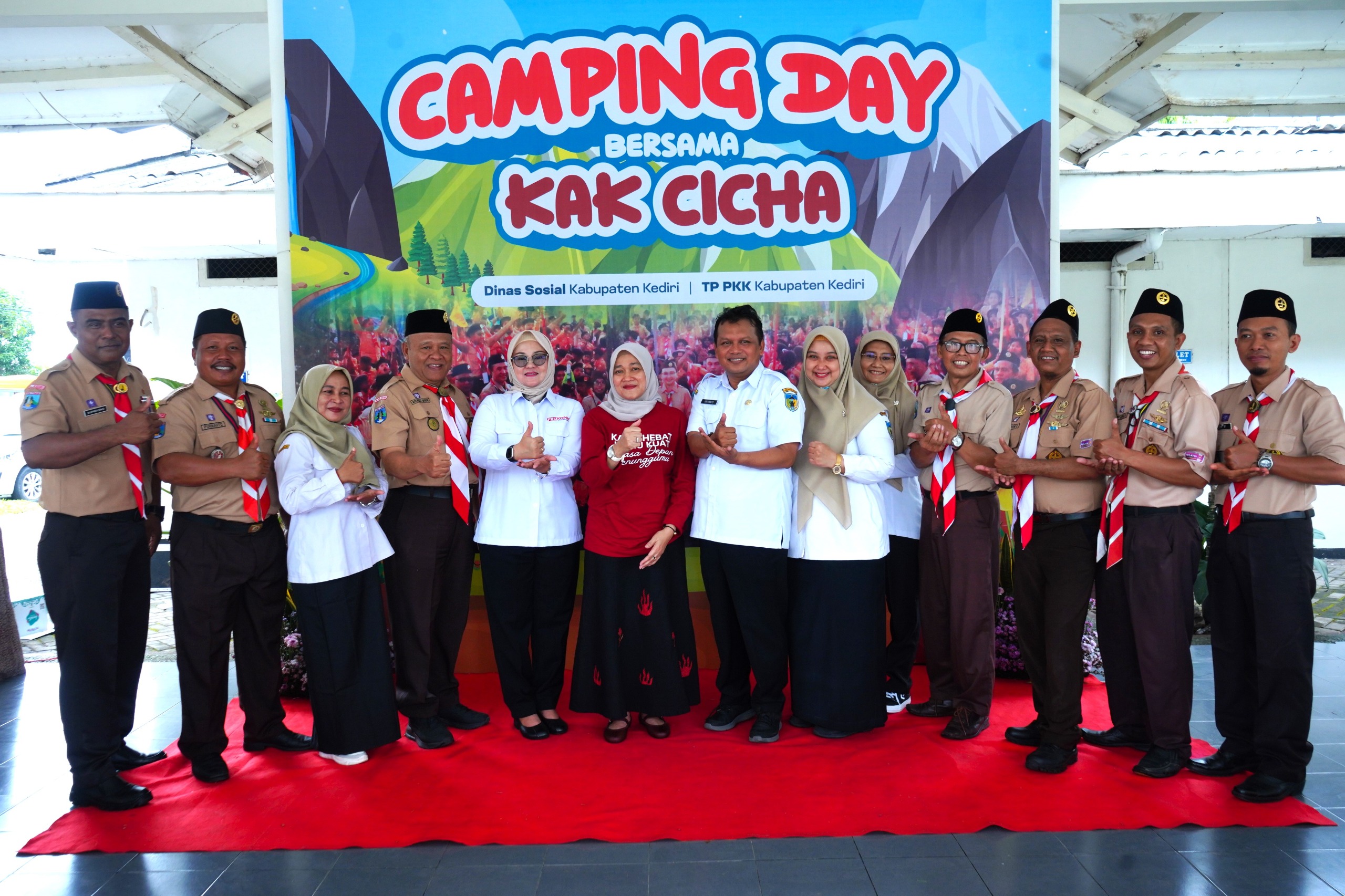 Pemkab Kediri dan PKK Beri Ruang Anak Berkebutuhan Khusus Kembangkan Potensi Diri Lewat Camping Day