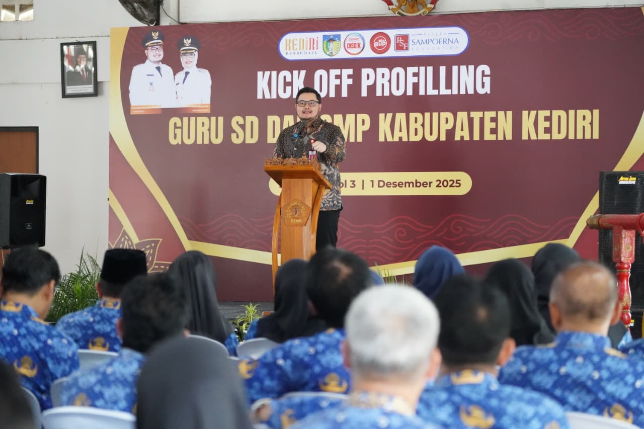 Lewat Profiling, Mas Dhito Petakan Kompetensi Guru di Kabupaten Kediri