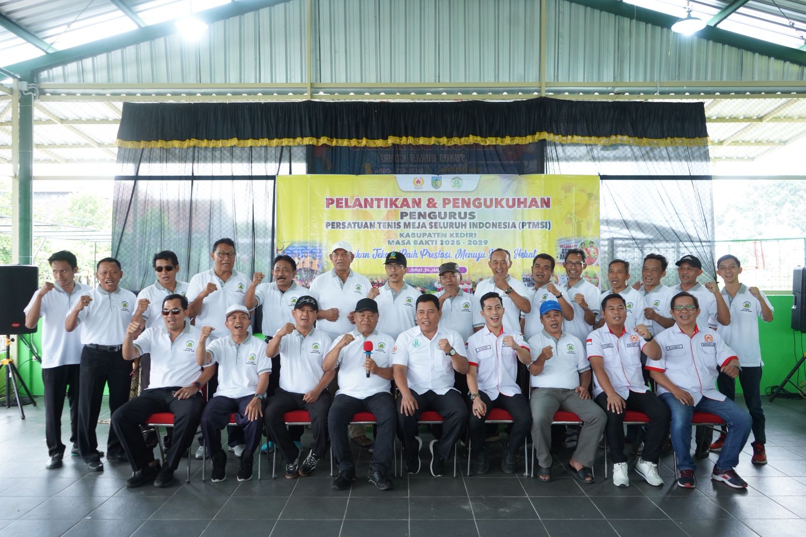 Pengurus Baru PTMSI Kabupaten Kediri Dilantik, Targetkan Prestasi Gemilang di Porprov 2027