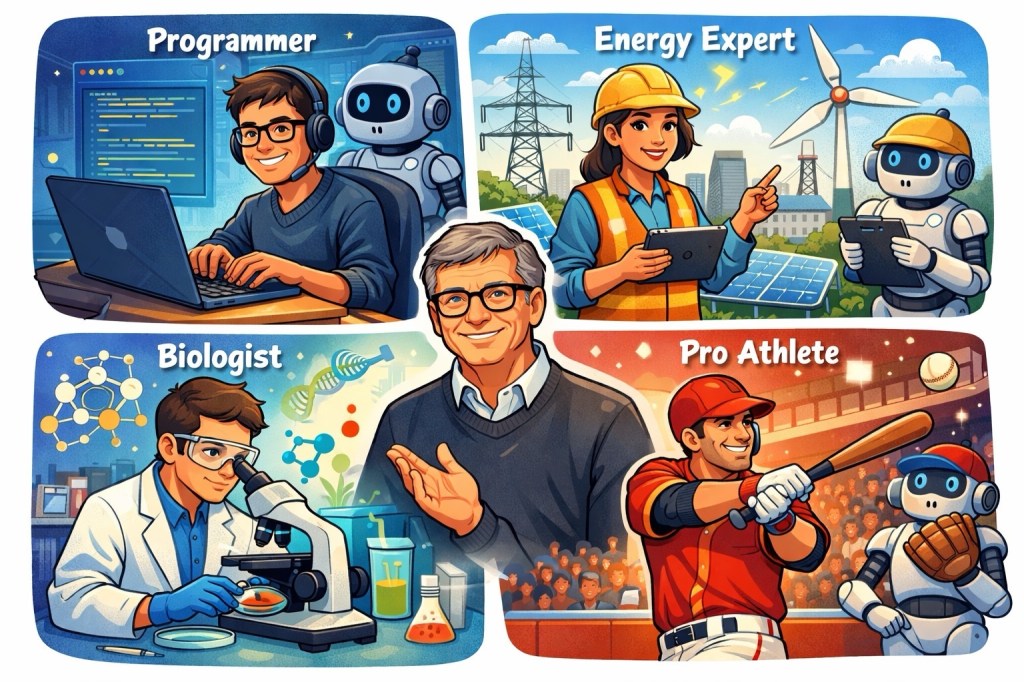 🤖 Bill Gates & “4 Pekerjaan Kebal&nbsp;AI”