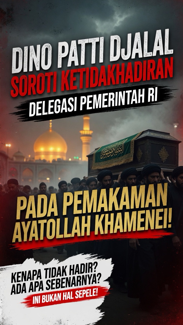 Dino Patti Djalal Kejutkan Netizen: RI Absen di Pemakaman Ayatollah Khamenei, Kenapa Sih?&nbsp;😲