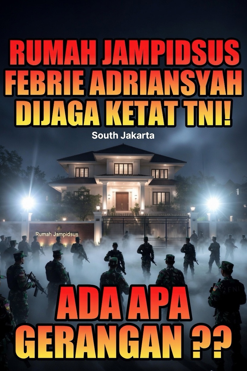 Rumah Jampidsus Febrie Adriansyah Dijaga Ketat TNI, Ada Apa&nbsp;Sih?