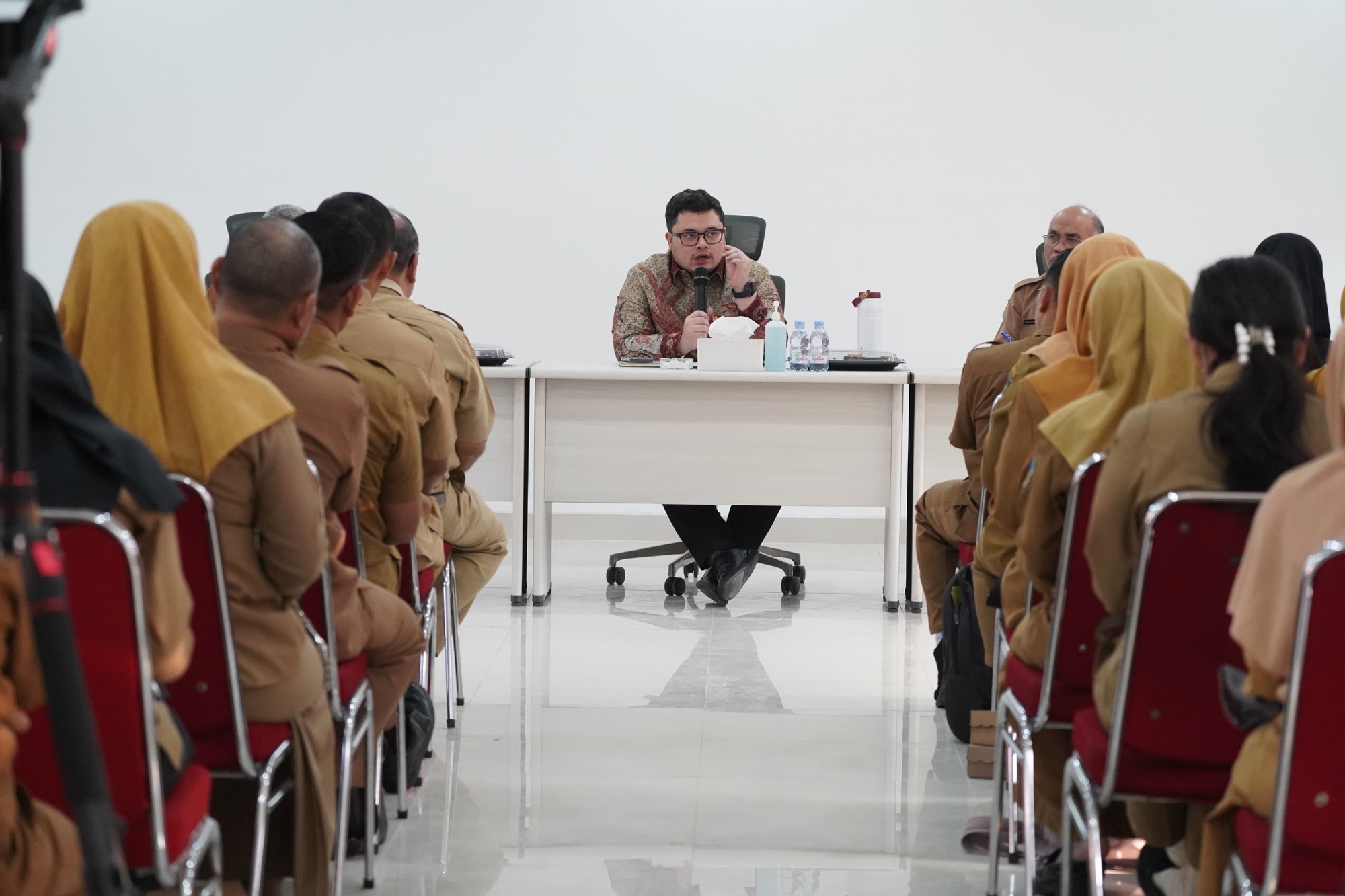 Beri Arahan Langsung pada Kepala Puskesmas dan Camat, Mas Dhito Dorong Pembentukan Satgas Kesehatan Tingkat Kecamatan