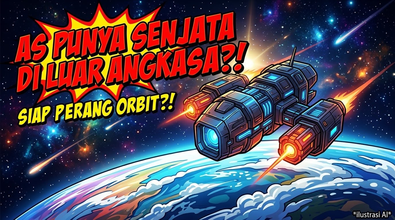 AS AKHIRNYA AKUI PUNYA SENJATA DI LUAR ANGKASA! Siap Perang di Orbit Bumi?