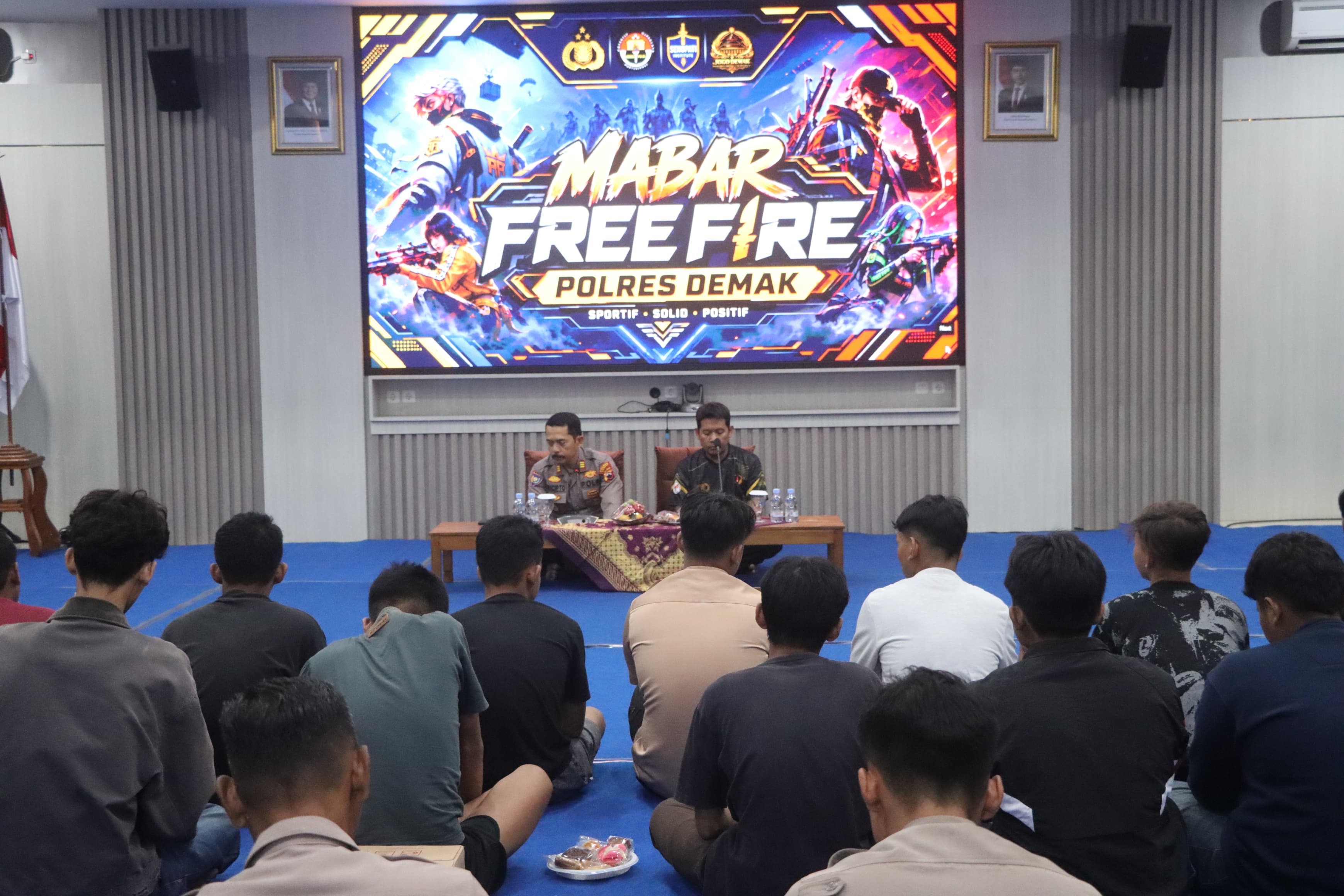 Polres Demak Rangkul Generasi Muda Lewat Mabar Free Fire